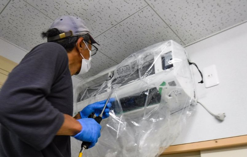エアコン洗浄 写真