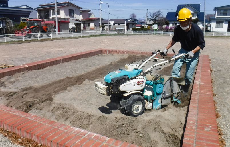 砂場クリーニング 写真